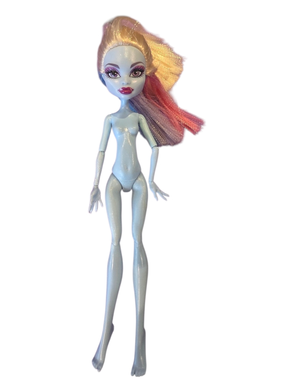 Monster High Abbey Bominable Doll | Blue Skin, Pastel Rainbow Hair